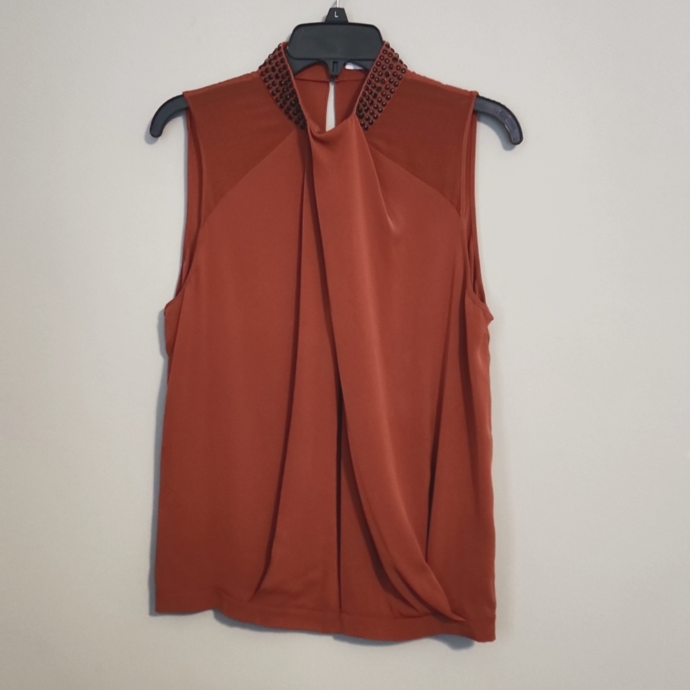 Robert Rodriguez Silk Sleeveless Blouse
